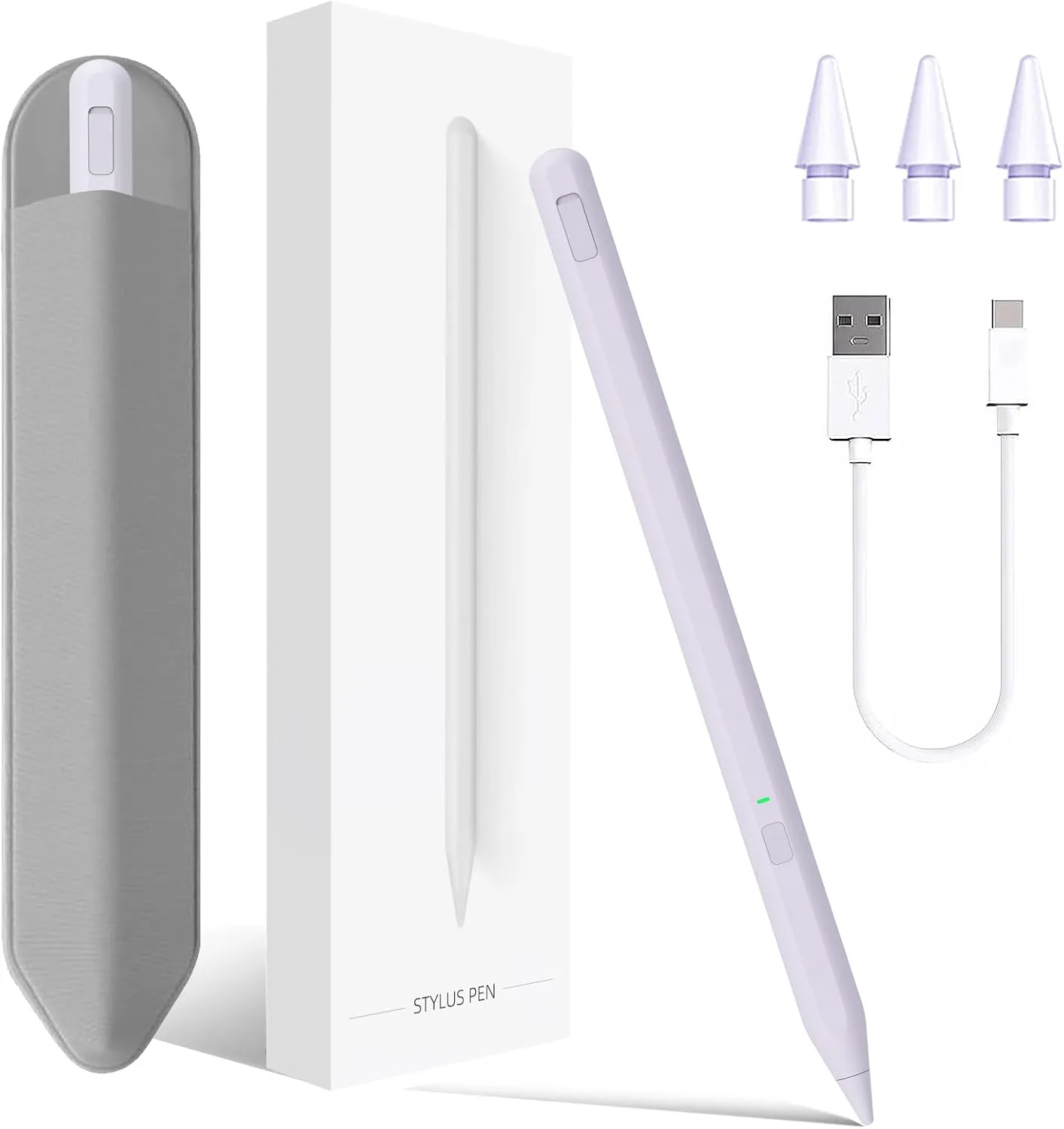 Stylus Pen for iPad 11th&10th Generation,Milikilo Pen with Pencil Holder,Palm Rejection,for Air11&13"(M2/M3), Pad Pro 11"&13"(M4),iPad 6-11th,iPad Pro 11"/12.9 ", iPad Air 3/4/5,Mini 5/6
