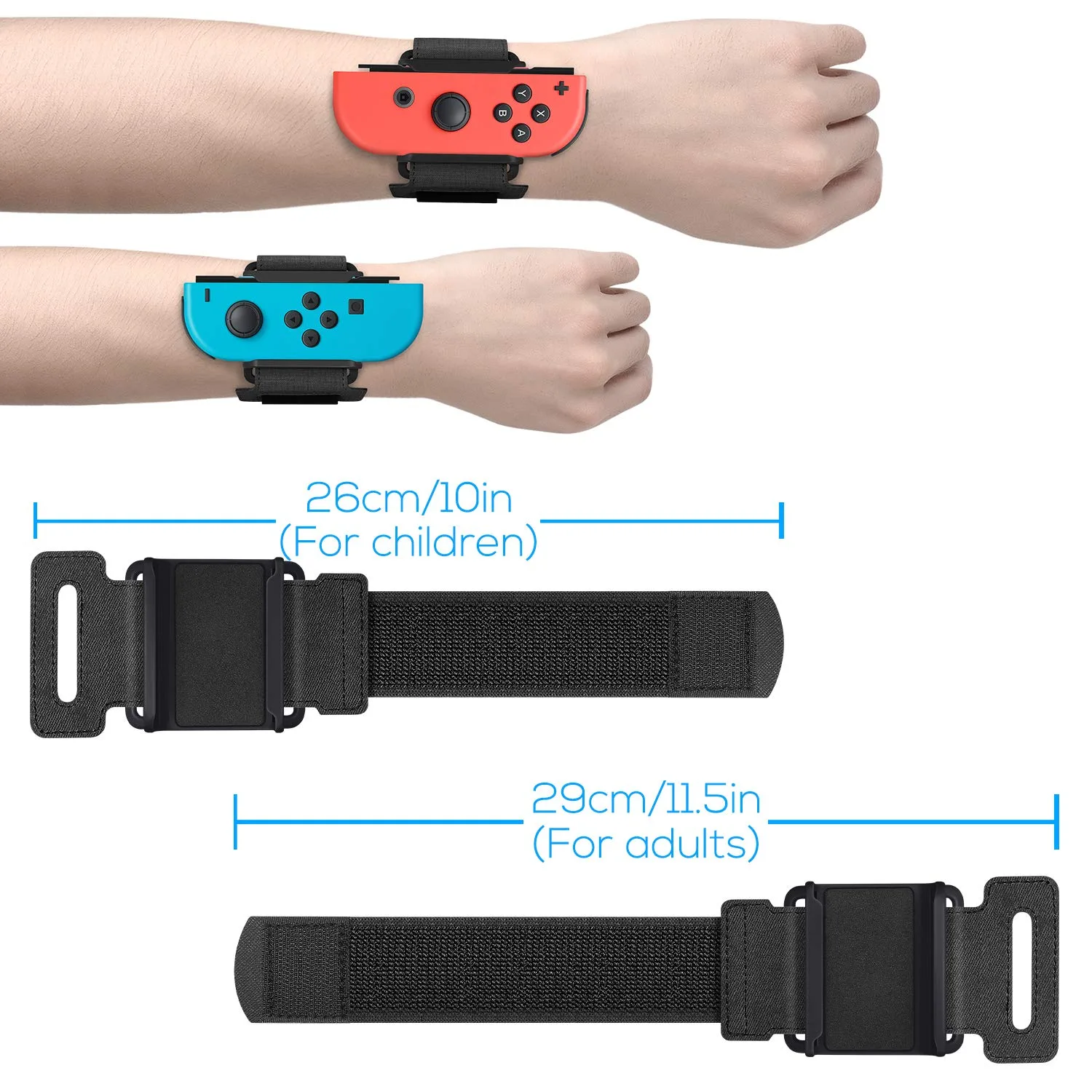 FASTSNAIL Wrist Bands for Nintendo Switch/OLED for Just-Dance Games- 2 Pack