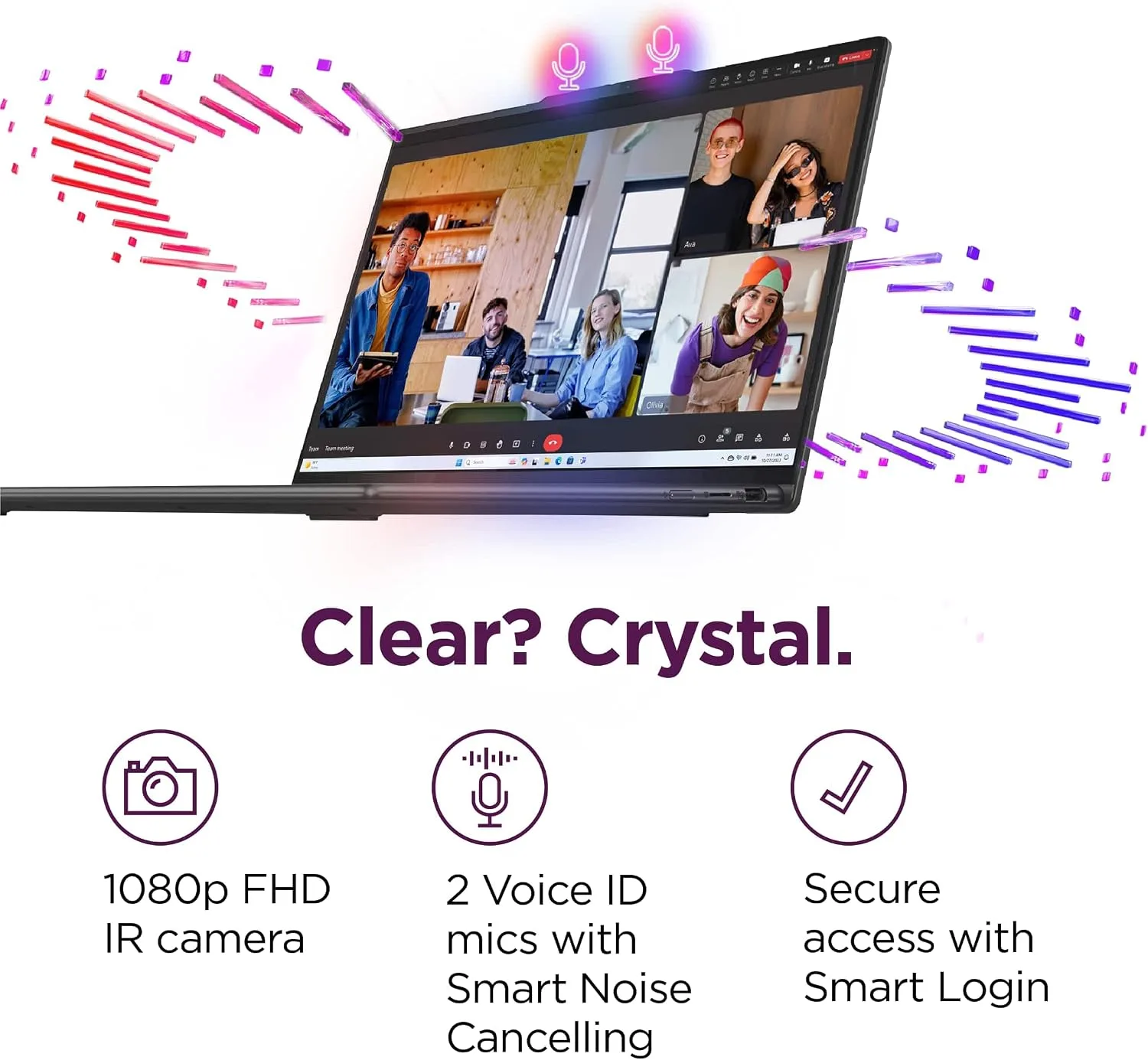 Lenovo Yoga 7i 2-in-1 Laptop, 16" 2K Touchscreen Display, Core Ultra 7 155U