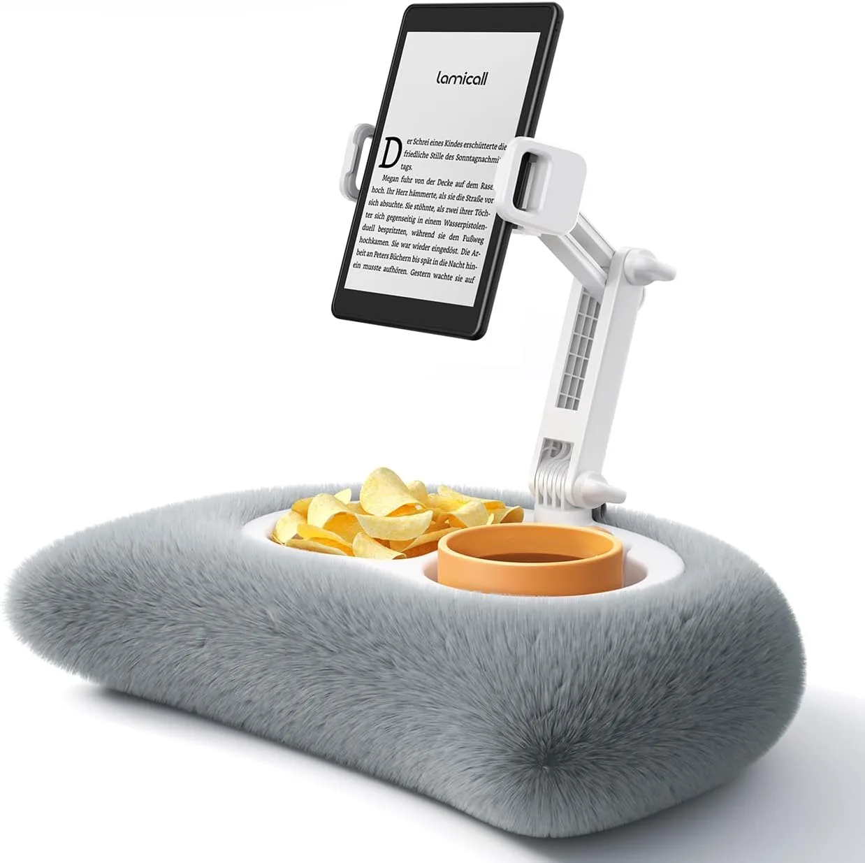 Lamicall Kindle Holder Tablet Pillow Stand Extendable Arm iPad Soft Pad