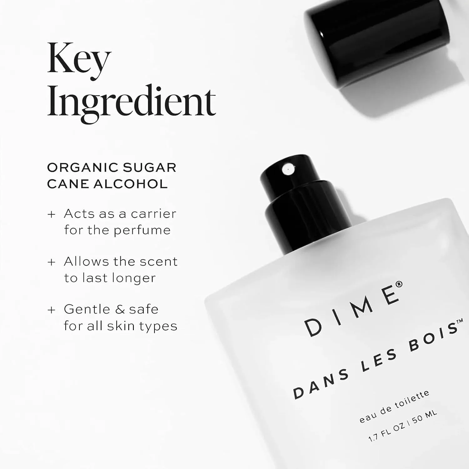 DIME Beauty Dans Les Bois Perfume - Woody Floral, 1.7 oz