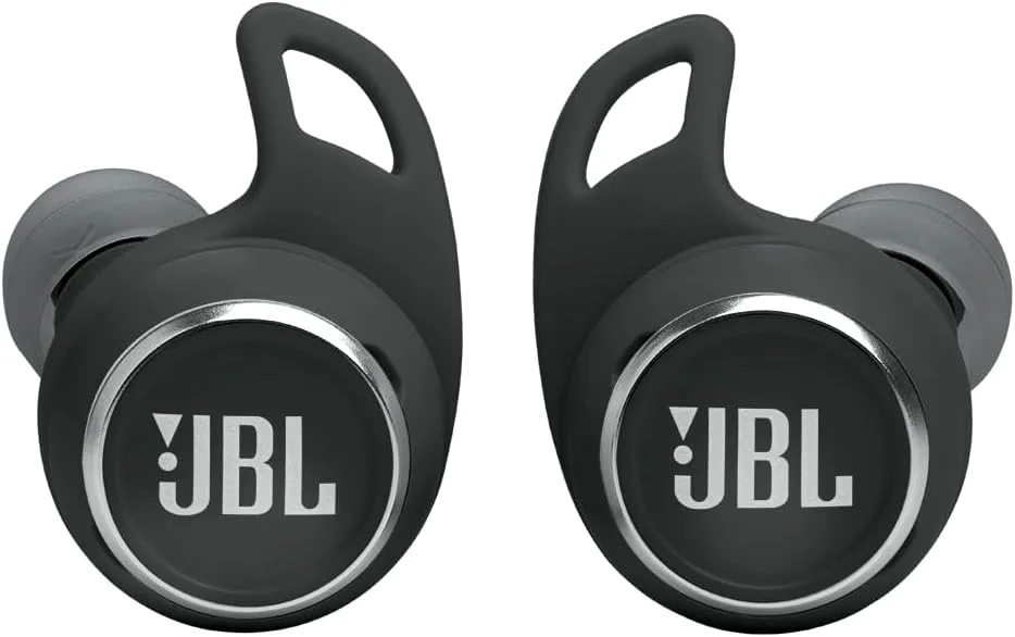 JBL Refect Aero - True Wireless Noise Cancelling Earbuds, 6 mics for Perfect Calls with VoiceAware, dustproof & Waterproof, Comfortable, Secure fit, 8hr Buds (+16hrs case) with Fast-Charging (Black)