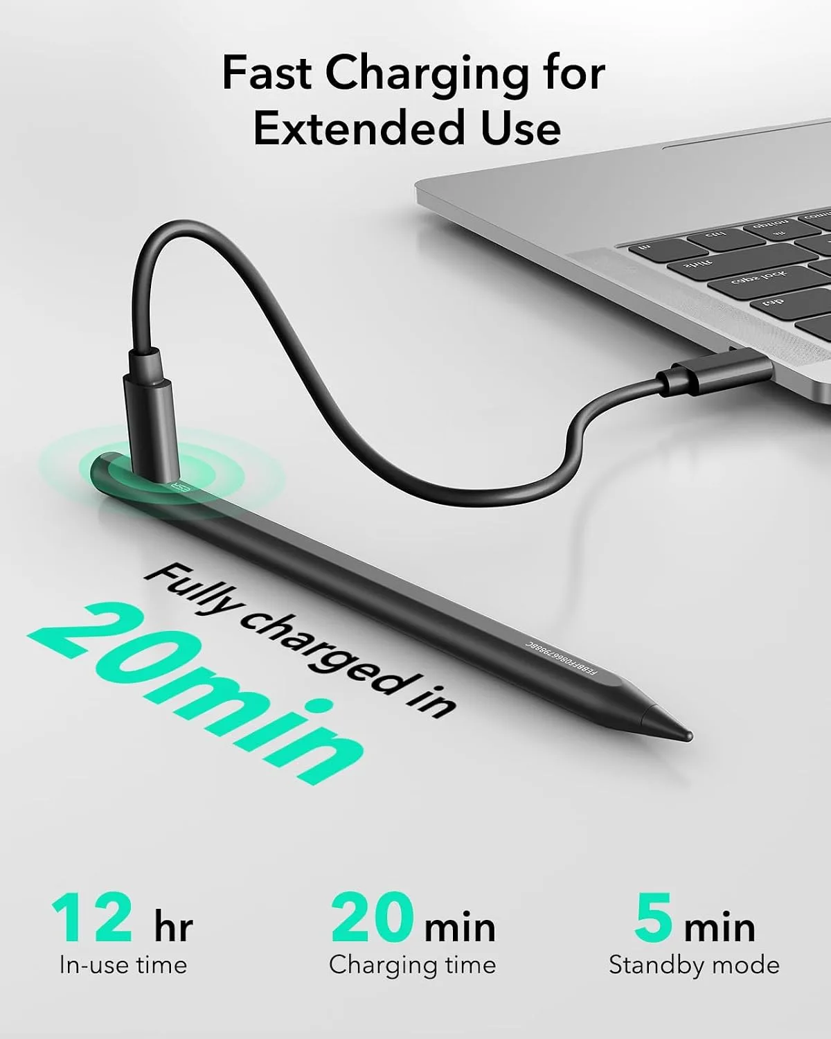 ESR Geo Digital iPad Pencil for iPad 2018-2026, FindMy, Easy Shortcuts
