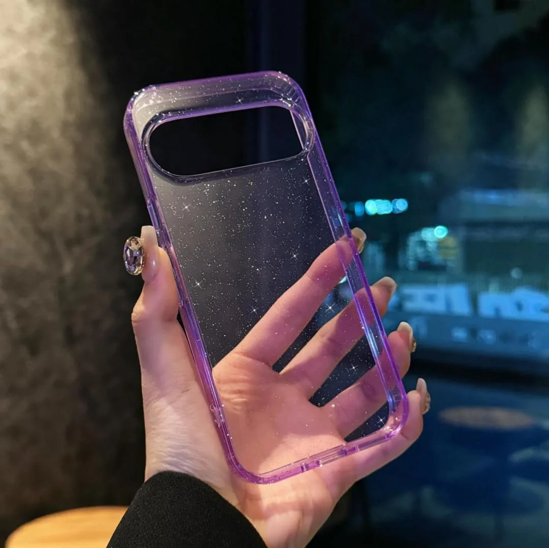 Magnetic for Google Pixel 10 Pro XL Case Women, [Holographic Iridescent Color Changing Effect] Fashion Slim Cute and Unique Matt Protective Phone Cover for Pixel 10 Pro XL