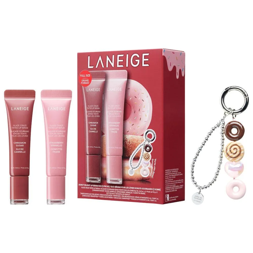 Glaze Craze Donut Delight Hydrating Tinted Lip Serum Duo