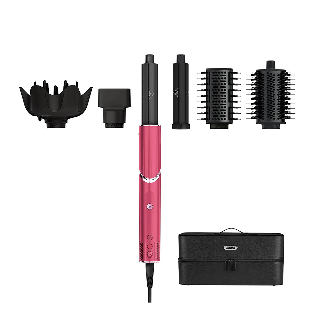 Shark FlexStyle | Moldeador y Secador — Set 5 en 1 (Rosa Malibú) HD440BPEU