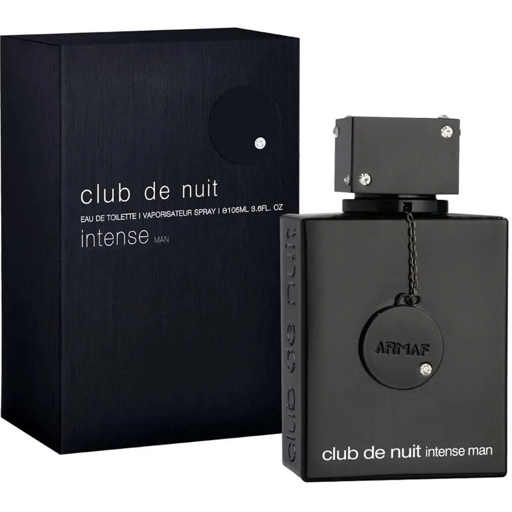 Eau de Toilette Club de Nuit Intense para hombre de Armaf, en caja, 3.6 oz
