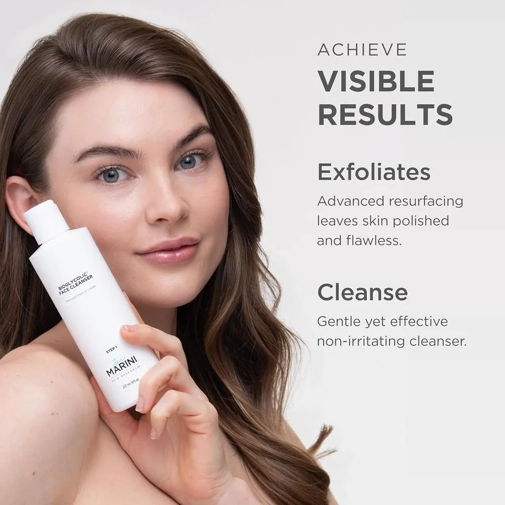 Jan Marini Skin Research Bioglycolic Face Cleanser Para Pieles Normales, Secas, Grasas, Sensibles 236ml