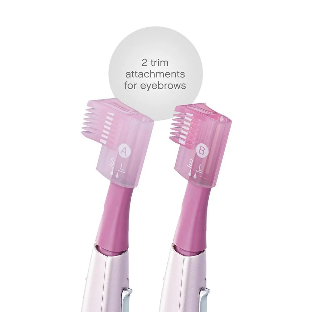 Panasonic Removedor de vello facial para mujer con cabezal pivotante y accesorios de cejas