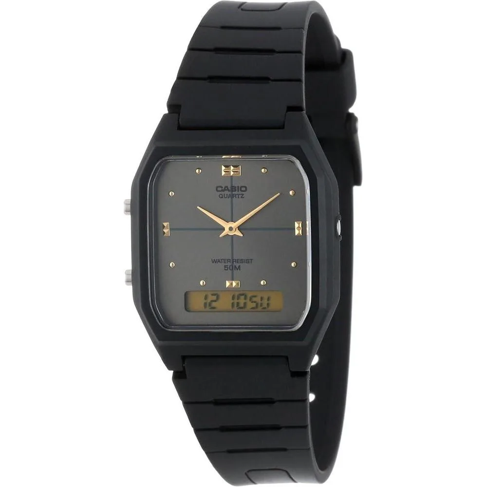 Casio Men's AW48HE-8AV Ana-Digi Dual Time Watch