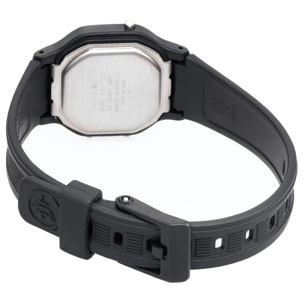 Reloj deportivo para mujer Casio LA11WB con funciones avanzadas de alarma y calendario, diseño azul con pantalla digital