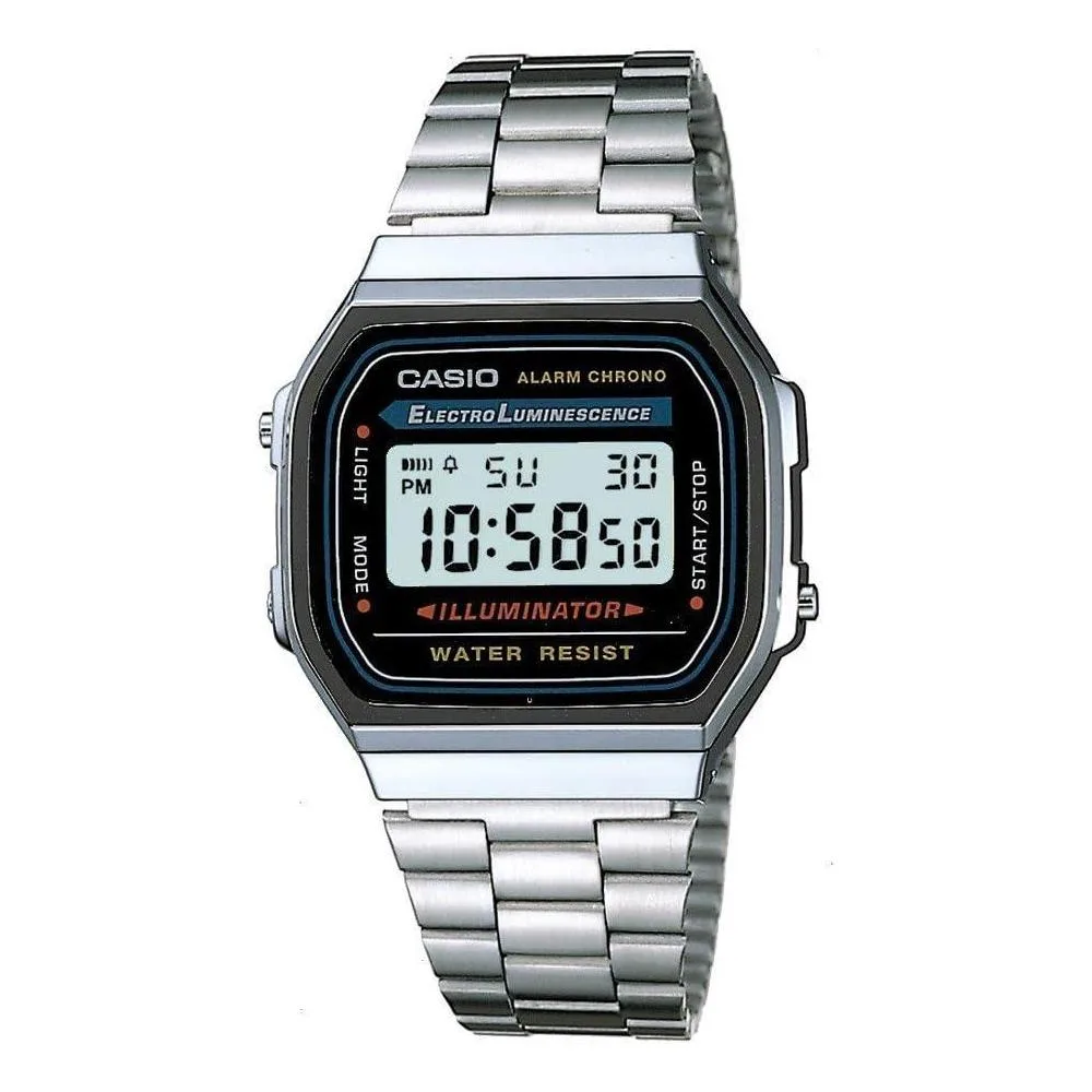 Casio Men's Vintage A168WA-1 Electro Luminescence Watch