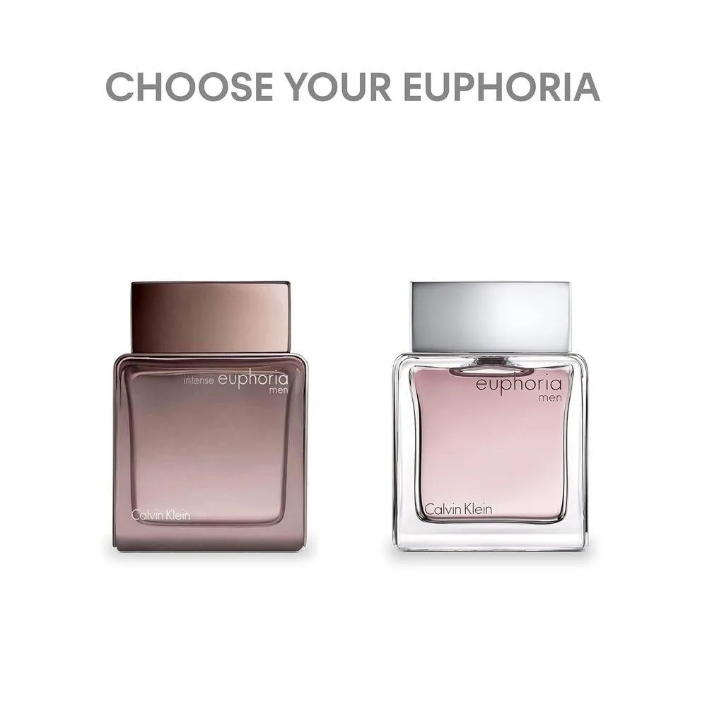 Calvin Klein Euphoria Eau de Toilette, colonia Chypre para hombre con jengibre, albahaca negra y ámbar, larga duración
