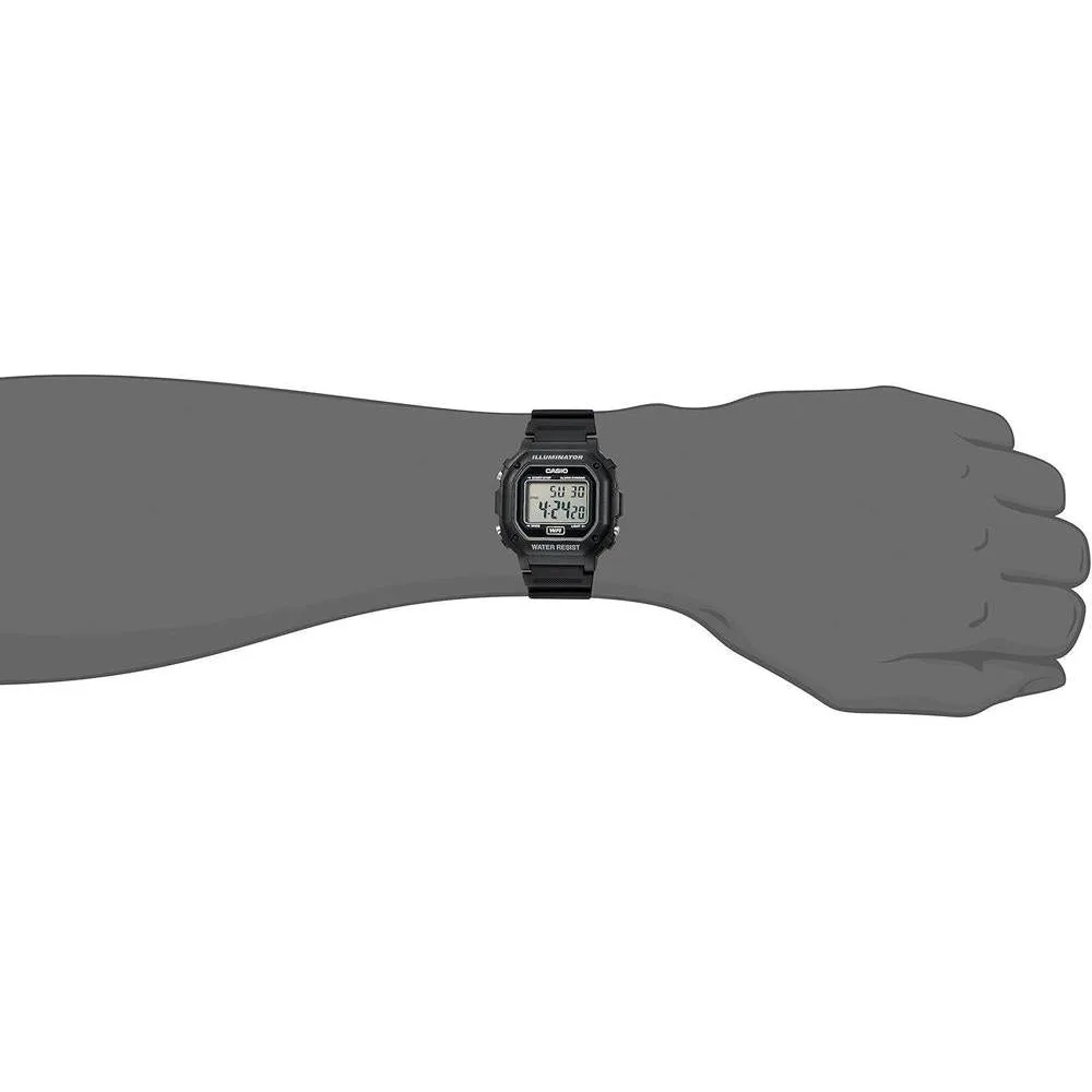Reloj digital Casio F108WH para hombres, resistente al agua, alarma diaria, cronómetro LED, precisión 30 segundos al mes