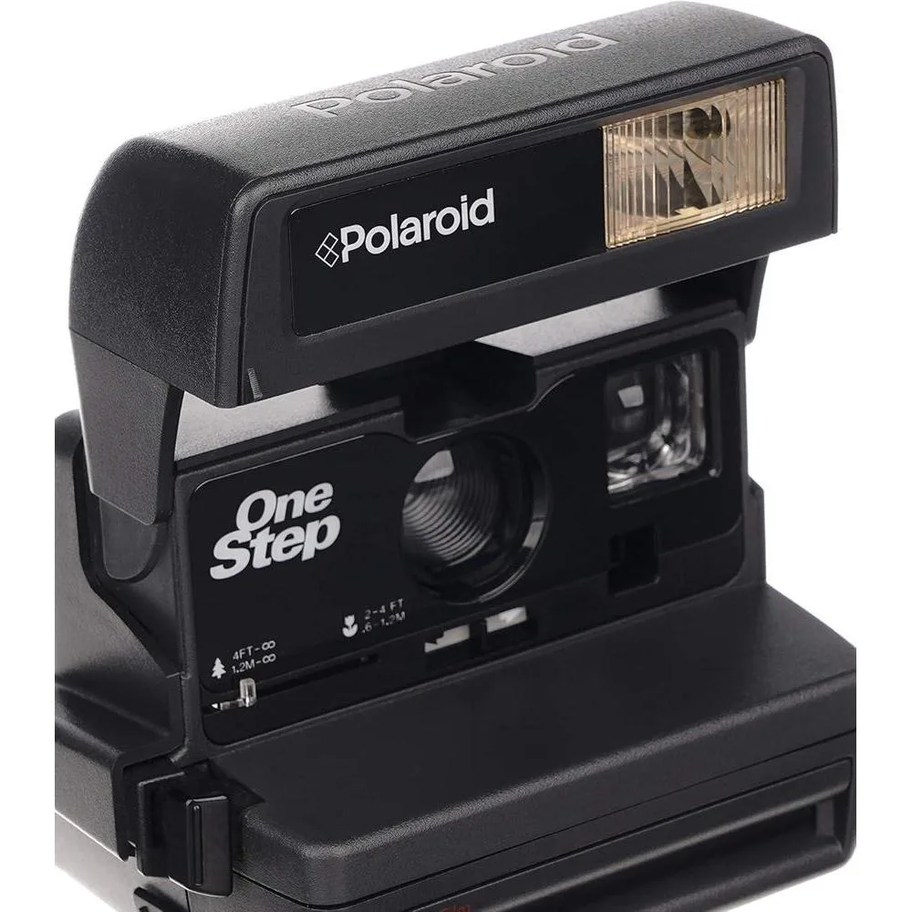 Polaroid One Step 600, cámara instantánea con flash, diseño vintage de los 80, compatible con película 600 para fotos al instante