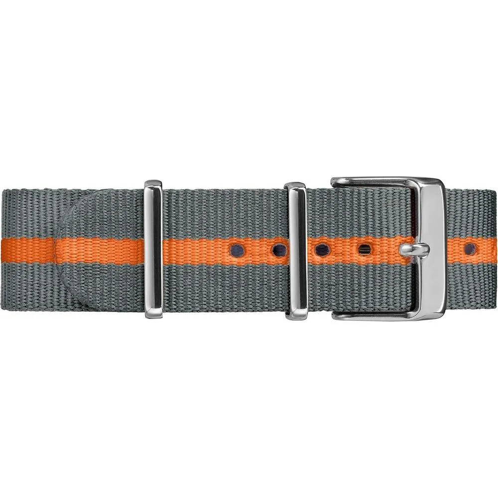 Reloj Timex Weekender Unisex con luz INDIGLO, correa de nailon ajustable, esfera gris y resistencia al agua