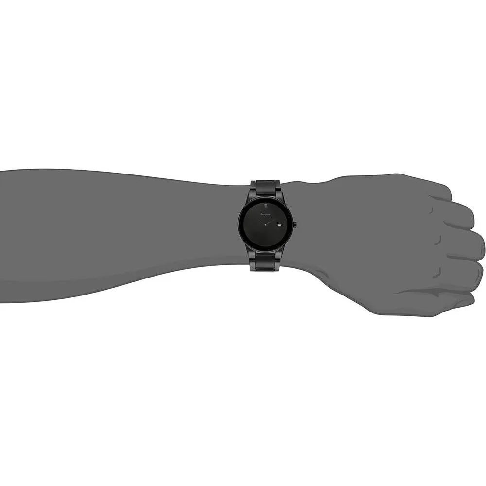 Reloj Citizen Eco-Drive Axiom para hombre en acero inoxidable negro con mecanismo de cuarzo japonés y resistencia al agua