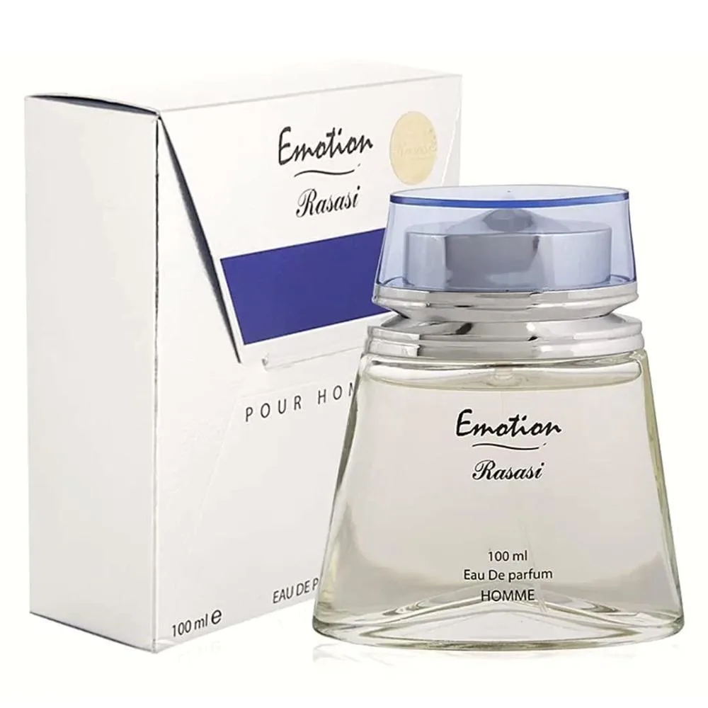 RASASI Emotion Eau De Parfum Spray para hombre, fragancia duradera de 100ml, captura esencia masculina única