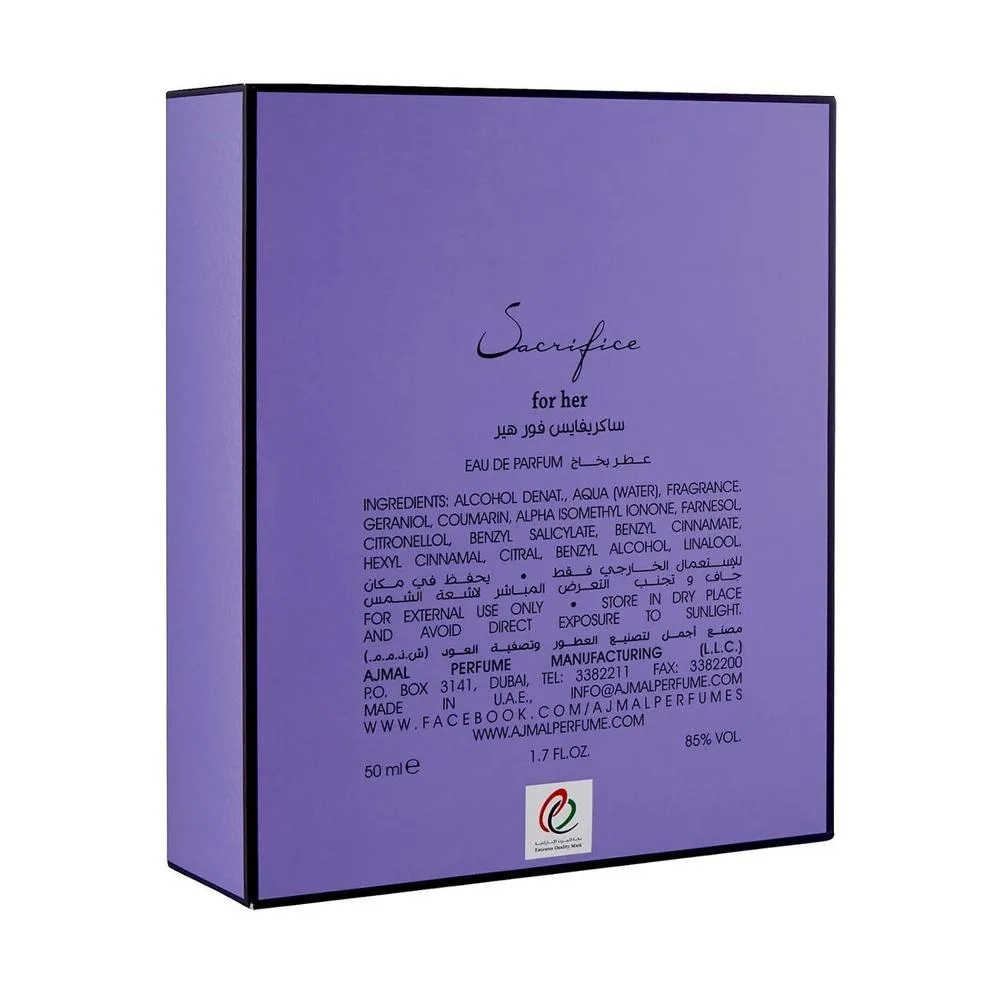 Ajmal Sacrifice Gift For Her EDP