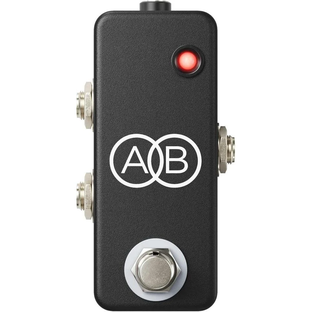 JHS Pedals Mini A/B Box - Guitar Signal Path Effect, Black/Silver, Model Number: Mini A/B Box