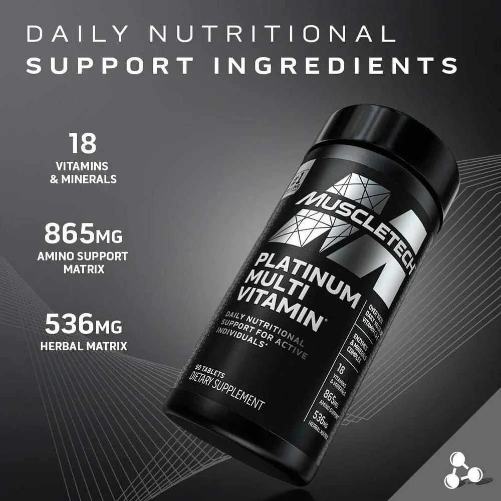 MuscleTech Suplemento Dietético Essential Series 100%, 100 unidades, MT-VP-X90-01, 90 comprimidos