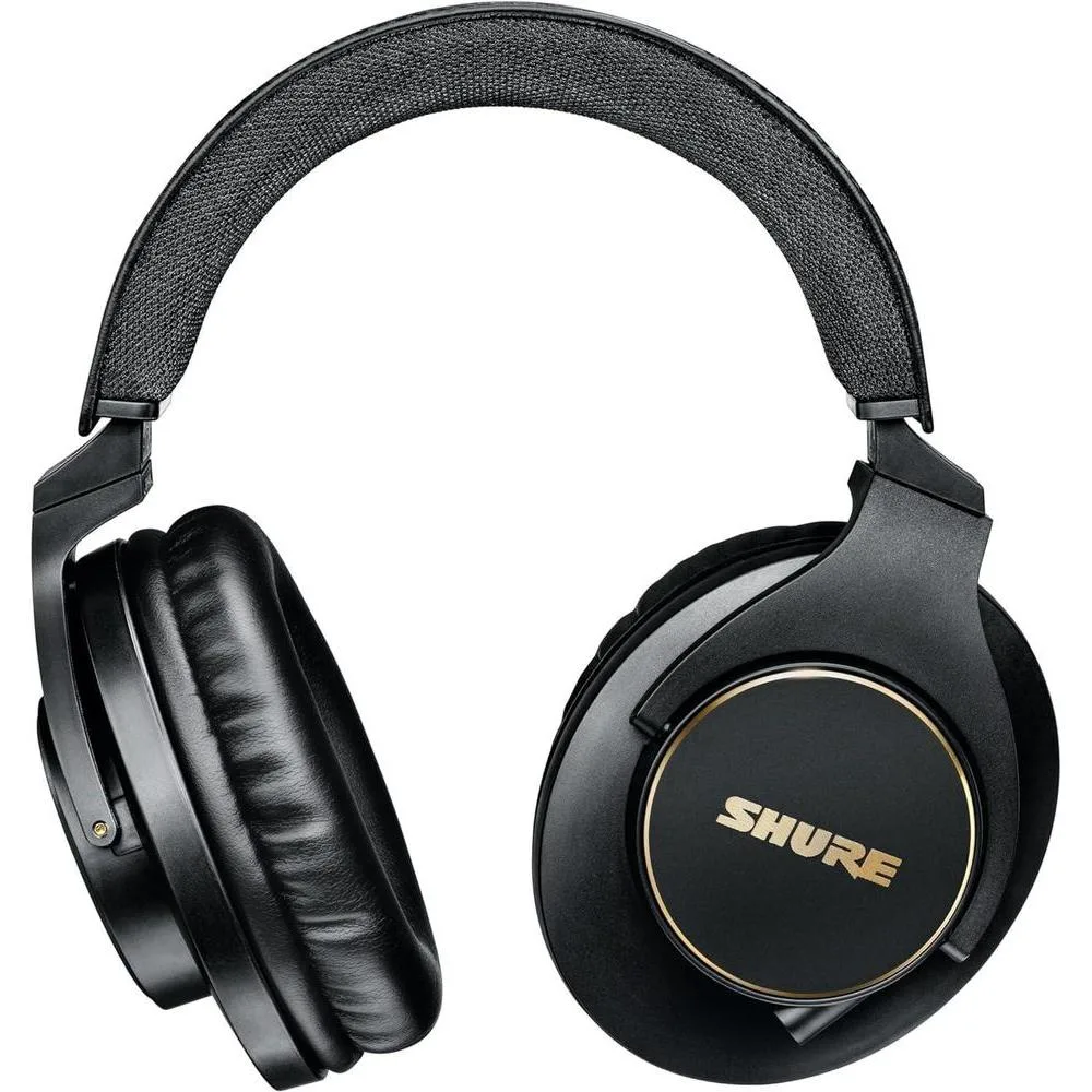 Shure SRH840A - Auriculares cableados para escucha crítica y monitoreo, diseño ajustable, plegable, sonido superior.