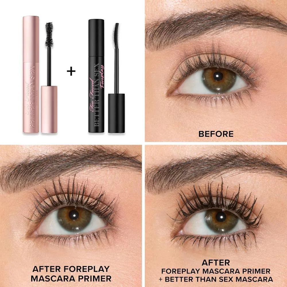 Máscara De Pestañas Too Faced Better Than Sex Volumizing Negro