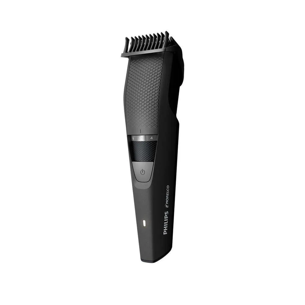 Philips Worldwide Voltage Cordless Men's Beard Trimmer with All New Locking Feature and 20 Length Settings with Skin Friendly Titanium Self Sharpening Blades