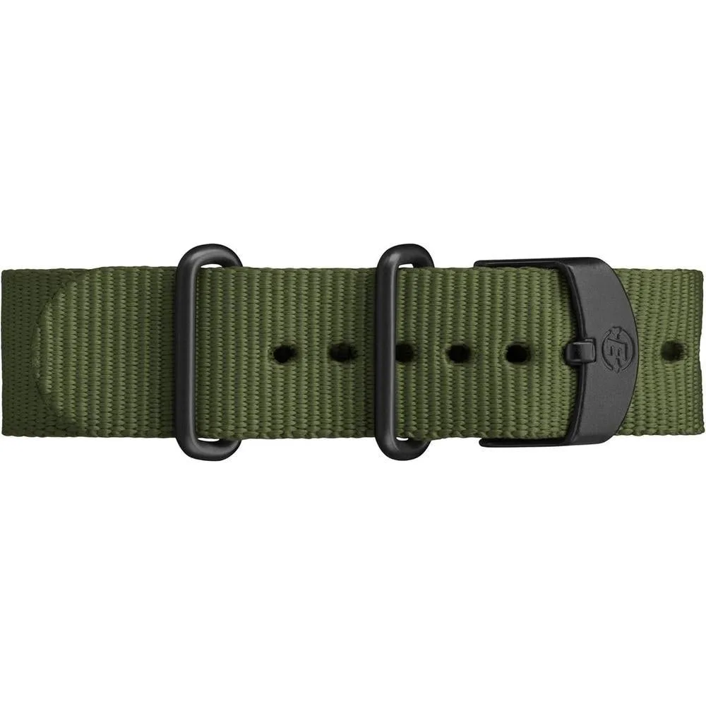 Reloj Scout Expedition Timex para hombre con correa verde resistente al agua y manecillas luminosas