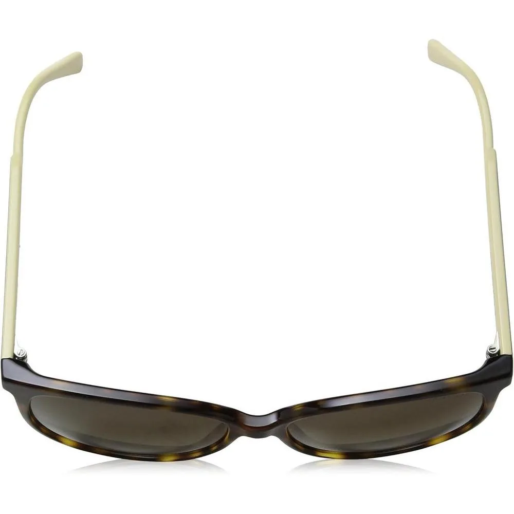 Tommy Hilfiger Lentes de Sol de Plástico Ovalados con Lente Transparente en Color Habana Claro y Burdeos