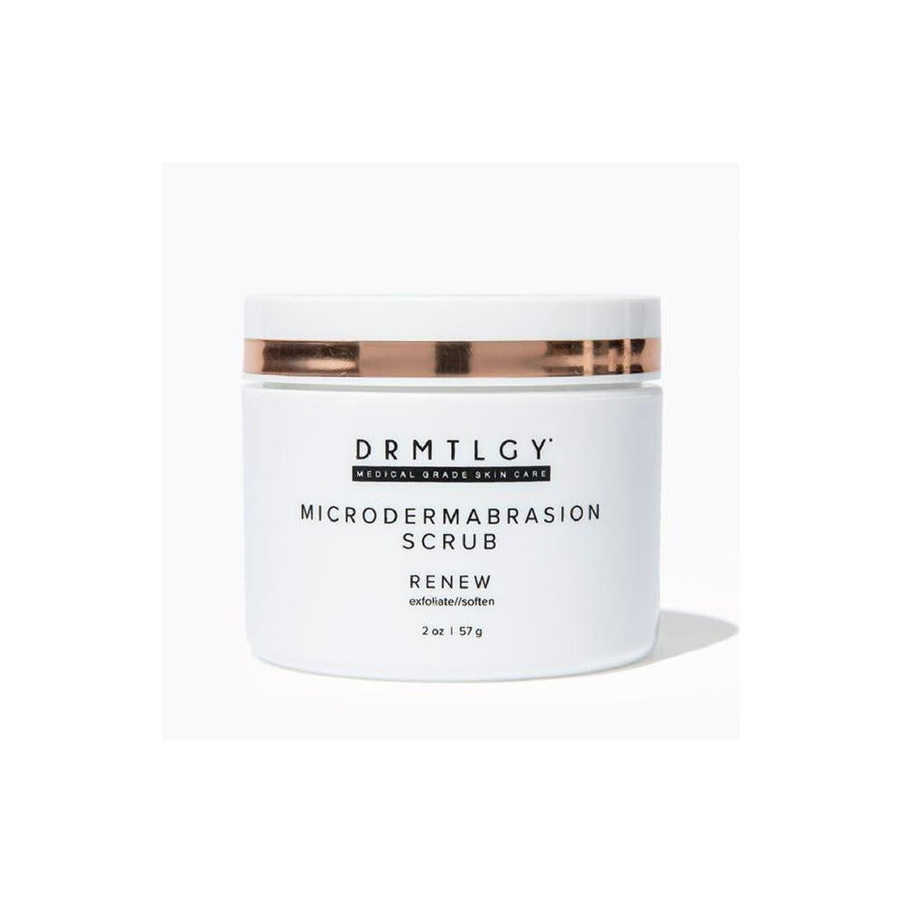 DRMTLGY Exfoliante facial y mascarilla facial de microdermoabrasión. Exfoliante facial no abrasivo que mejora las cicatrices del acné, puntos negros, tamaño de poros y textura de la piel. 2 oz