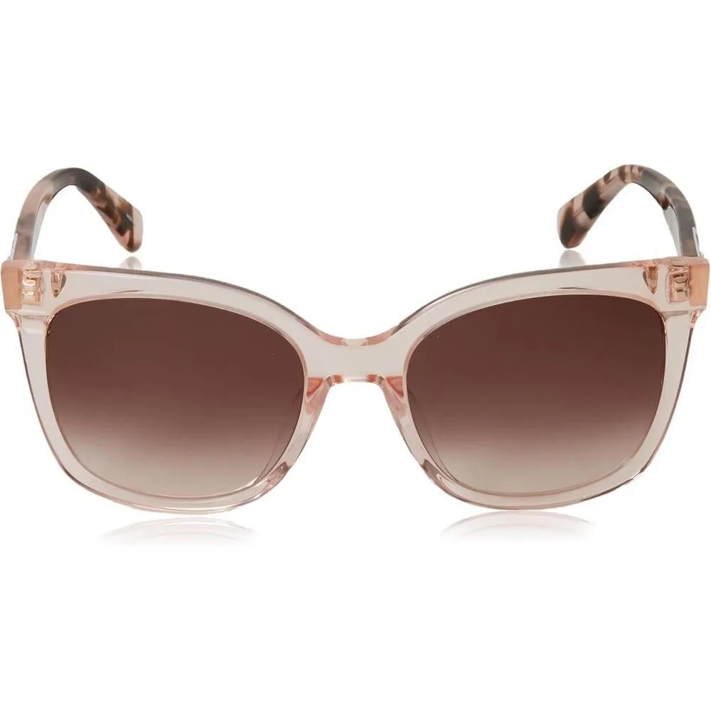 Gafas de sol cuadradas Kiya para mujer de Kate Spade, diseño en melocotón con protección UV 100%
