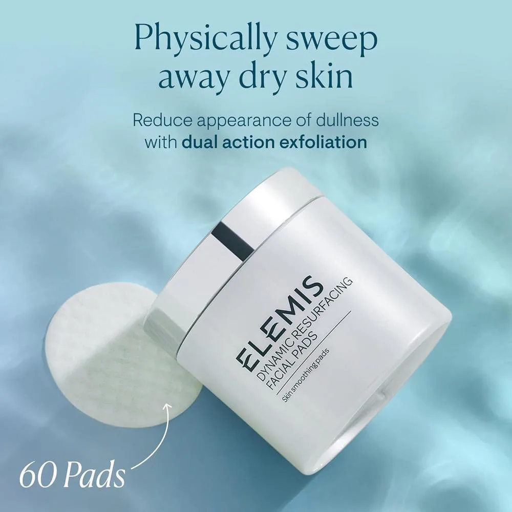 ELEMIS Almohadillas Faciales de Renovación Dinámica, Exfoliantes de Textura Suave para Tratamiento Facial