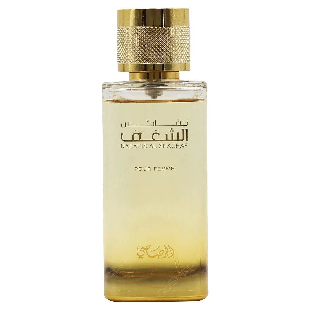 RASASI Al Shaghaf Pour Femme - Eau de Parfum para mujer, fragancia floral premium de larga duración en elegante frasco