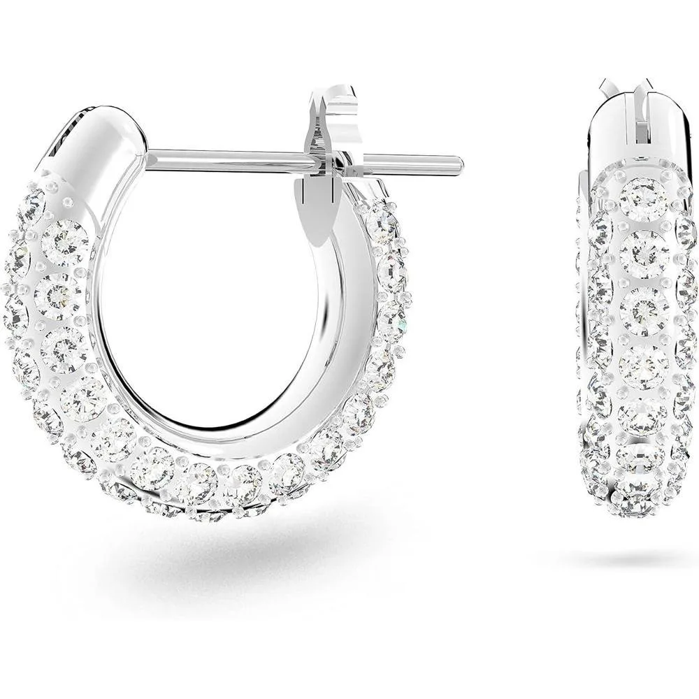 Swarovski Stone Crystal Pierced Hoop Earring Jewelry Collection