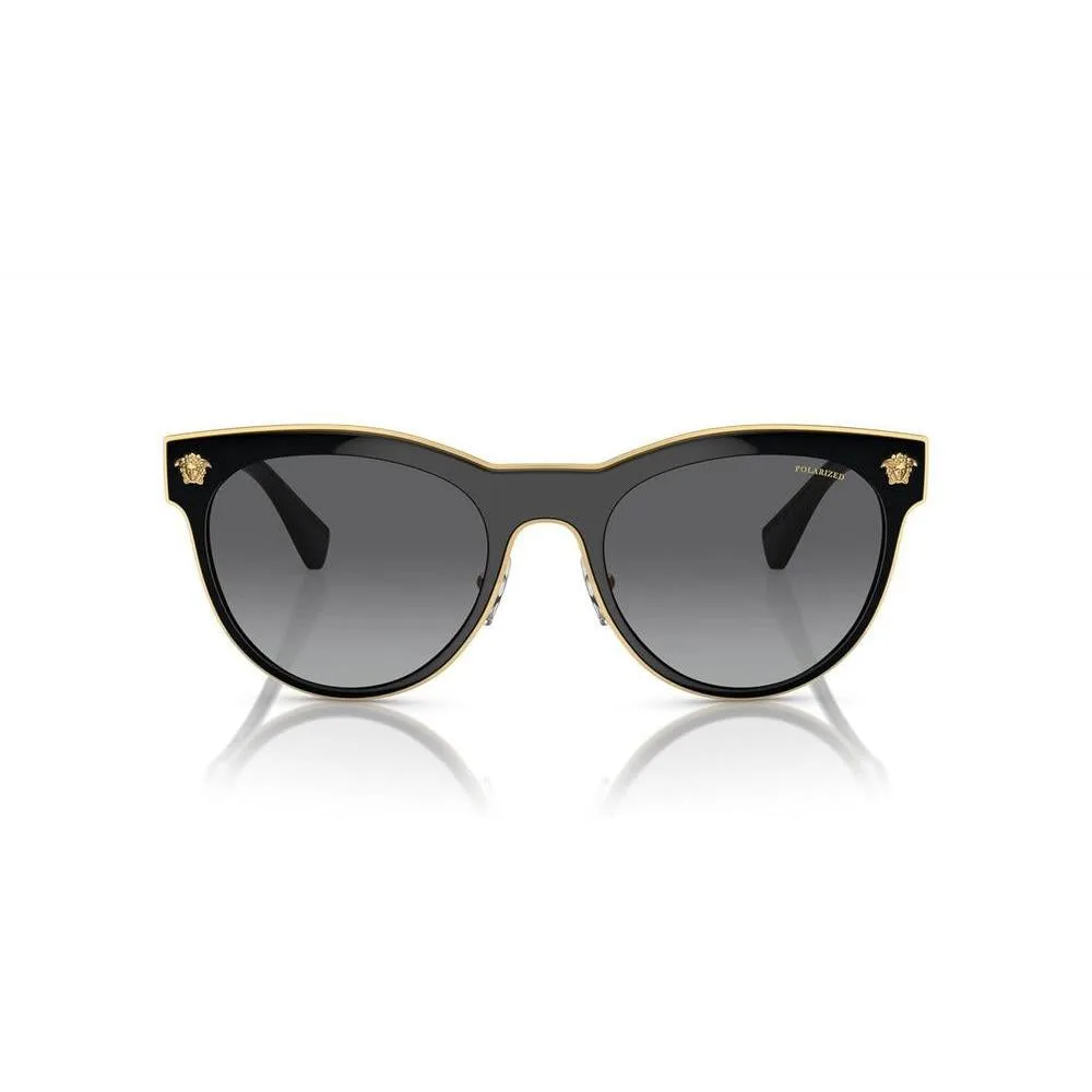 Versace Gafas de Sol de Metal para Mujer, Estilo Elegante y Distintivo