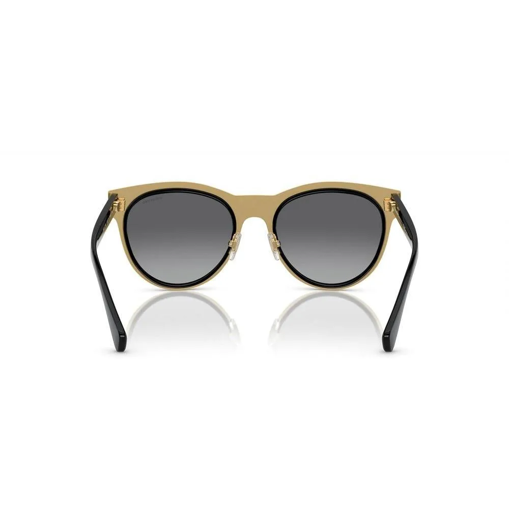 Versace Gafas de Sol de Metal para Mujer, Estilo Elegante y Distintivo