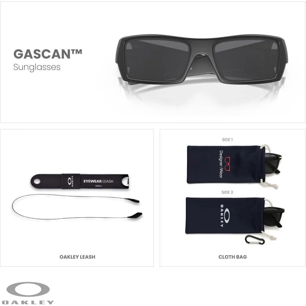 Gafas de sol Oakley Gascan OO9014 con correa, paño de limpieza y kit de cuidado iWear incluidos