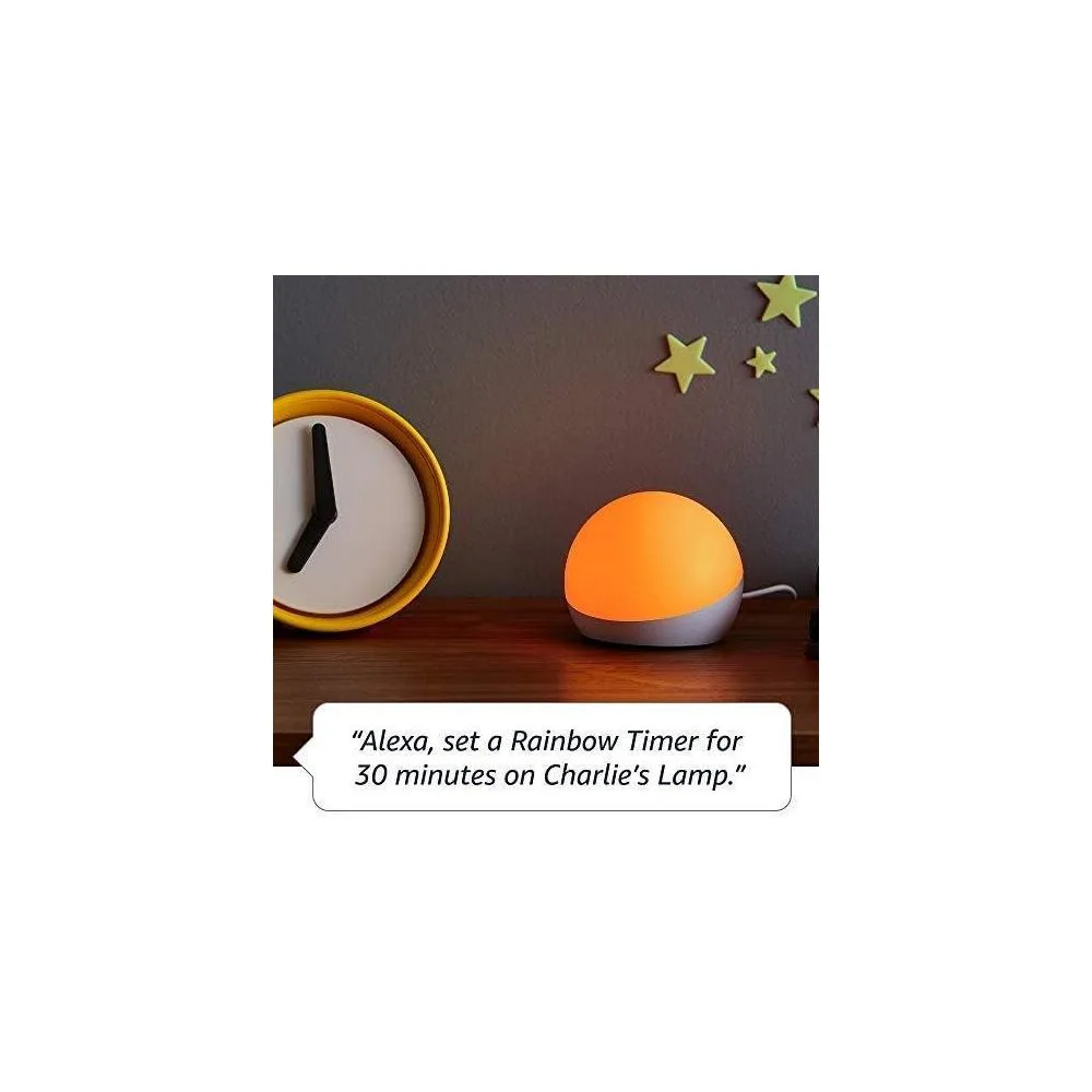 Echo Glow – Lámpara inteligente multicolor controlada por voz, diseñada para niños y compatible con Alexa