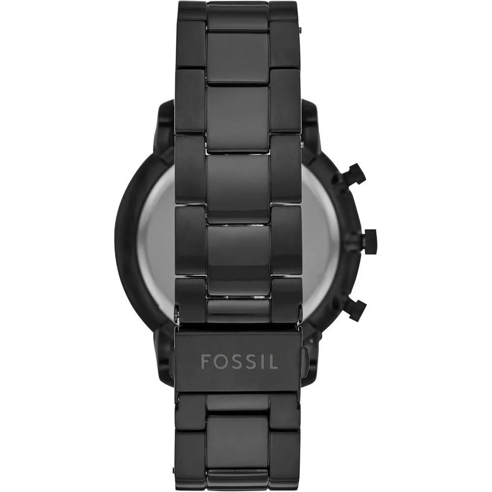 Fossil Neutra Quartz Reloj cronógrafo de acero inoxidable y cuero para hombre, resistente al agua con correa intercambiable
