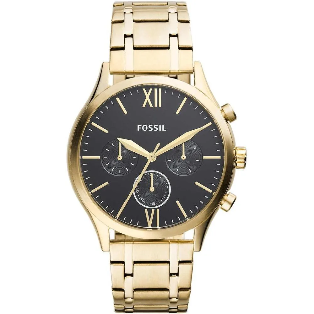 Fossil Fenmore Midsize Multifunction Gold-Tone Stainless Steel Watch BQ2366