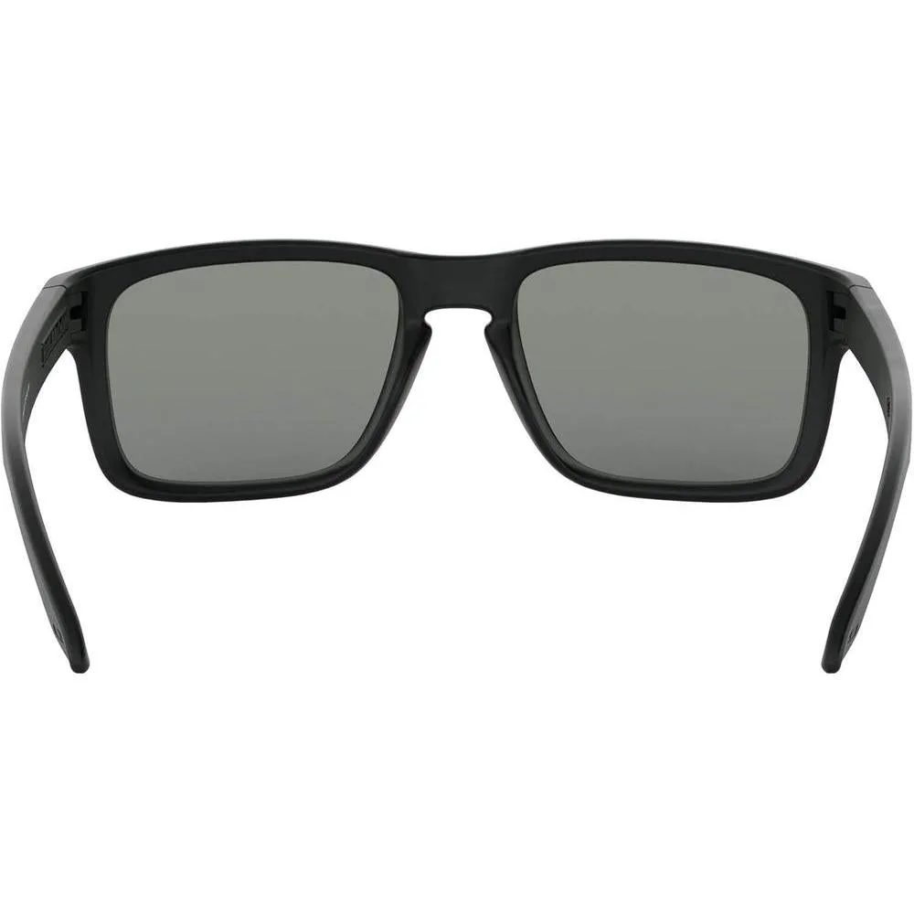 Oakley Holbrook Gafas de sol, montura negra mate, lente iridio rojo positivo con kit de limpieza de lentes y microbolsa