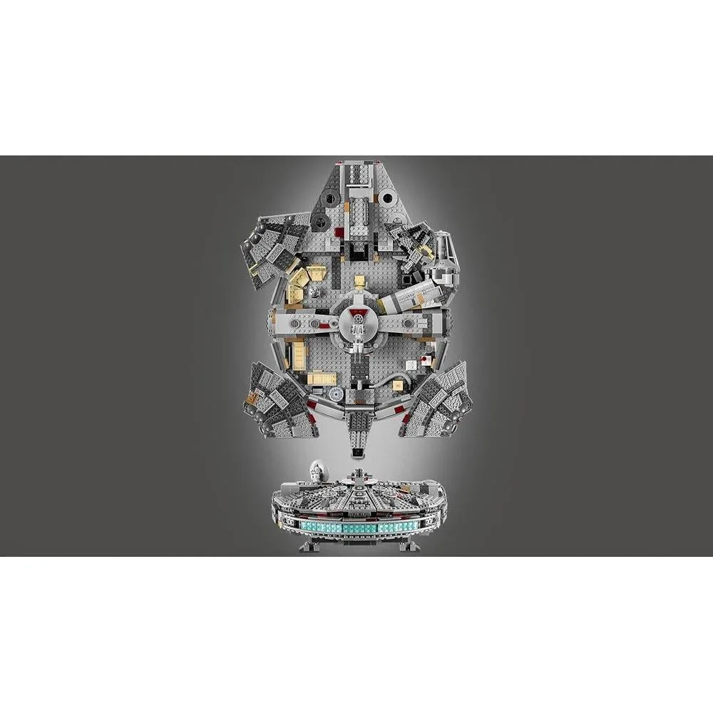 Lego Star Wars Millennium Falcon Set de construcción con Finn, Chewbacca, Lando y más, colección The Rise of Skywalker