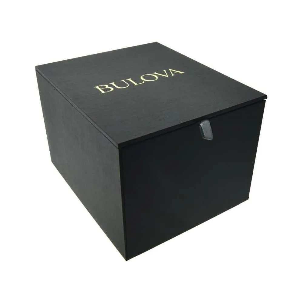 Bulova Marine Star 'Series A' Reloj automático para hombre con correa naranja de silicona, estilo moderno y resistente al agua