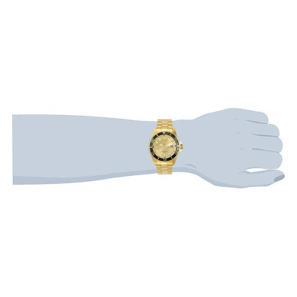 Invicta Reloj de cuarzo Pro Diver para hombre, diseño dorado, modelo 30025. Ideal para buzos