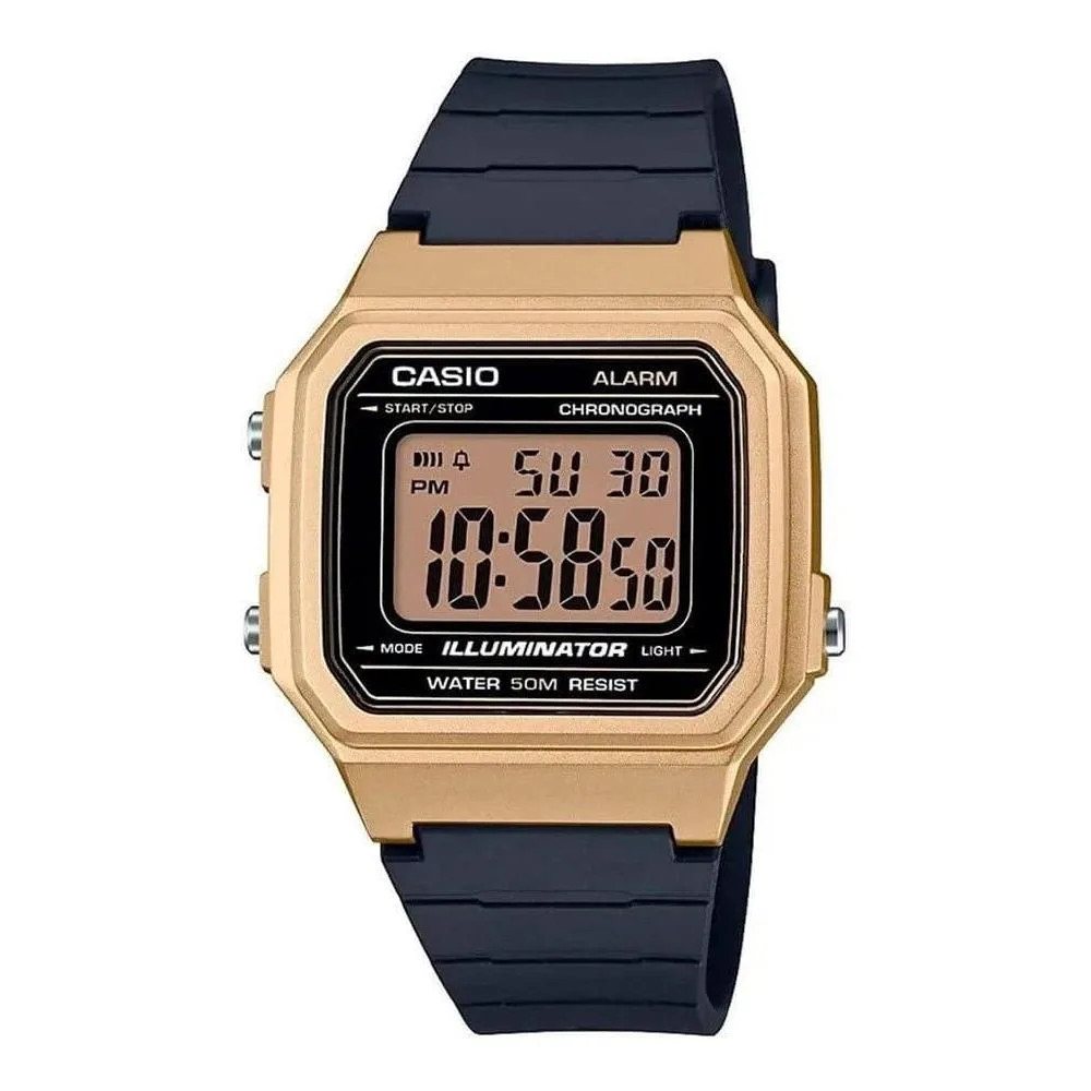 Casio W217H Series | Men’s Digital Watch | 50M WR | 1/100 Second Stopwatch | LED Backlight | Countdown Timer | 100 SEC Chronograph | Daily Alarm | Hourly Time Signal | 7 Year Battery