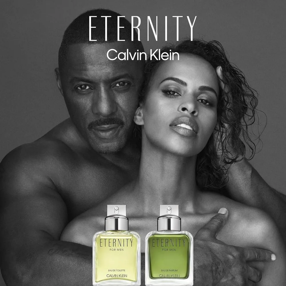 Calvin Klein Eternity Eau de Parfum, fragancia masculina amaderada con notas de salvia, ciprés y gamuza, perfume de lujo de larga duración