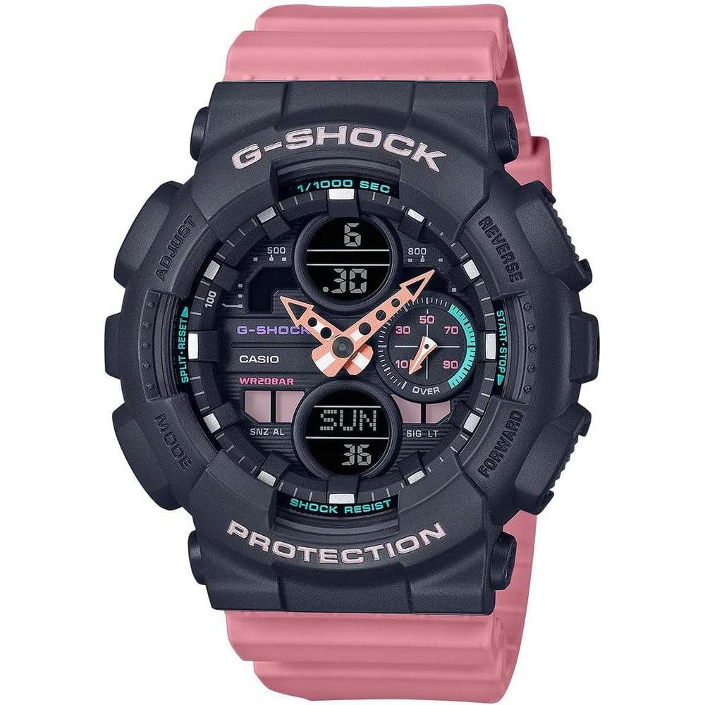Casio Ladies G-Shock S-Series Pink Resin Band Watch GMAS140-4A