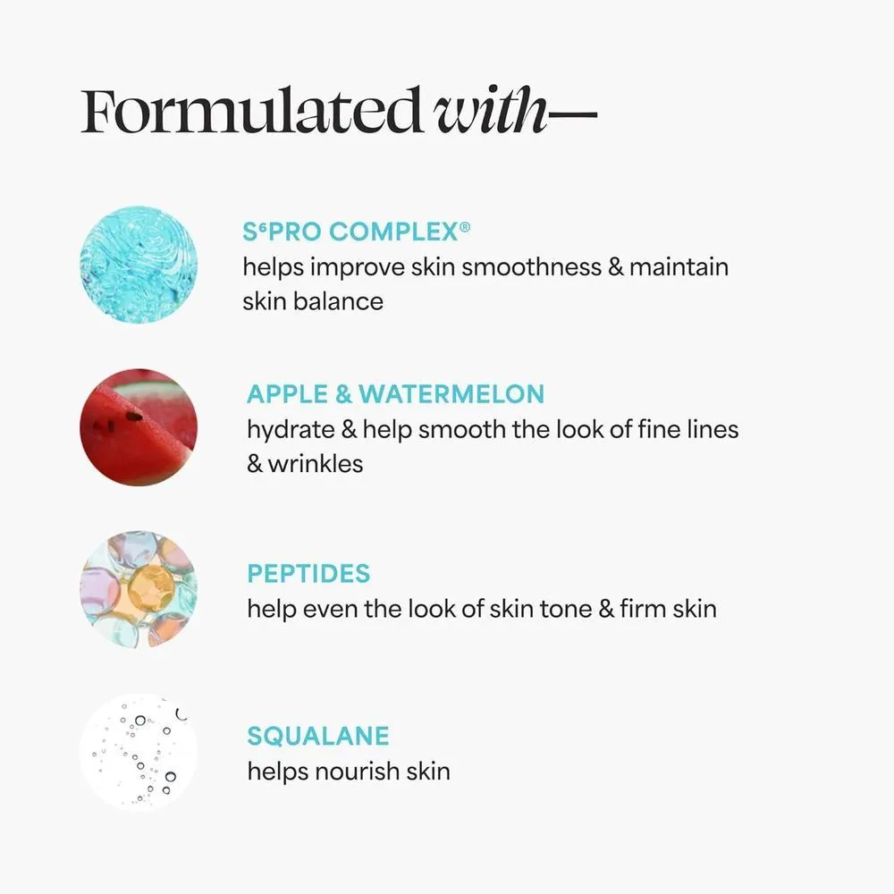 TULA Skin Care Crema Hidratante Día Y Noche 24-7 Con Extractos De Sandía Y Manzana