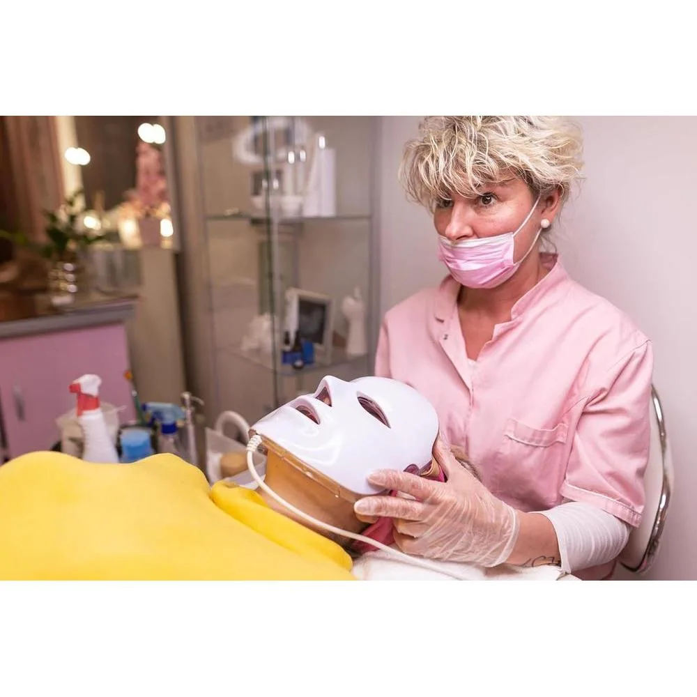Mascarilla Facial Led Aphrona Aprobada Por Fda Con Fototerapia